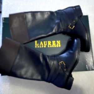 “Ralph Lauren Sahara calf boots”